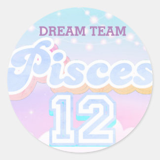 Sticker Rond NOUS POURRIONS être une équipe de rêve