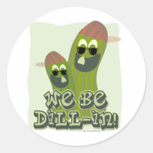 Sticker Rond Nous Sommes Dedans !