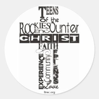 Sticker Rond Nouveau logo - simplifié