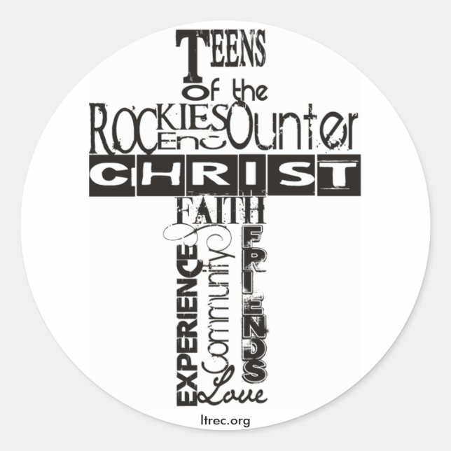 Sticker Rond Nouveau logo - simplifié (Devant)
