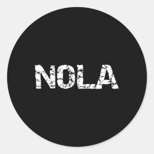 Sticker Rond Nouveau-Orléans Vacances Amusants Louisiane Py Cit
