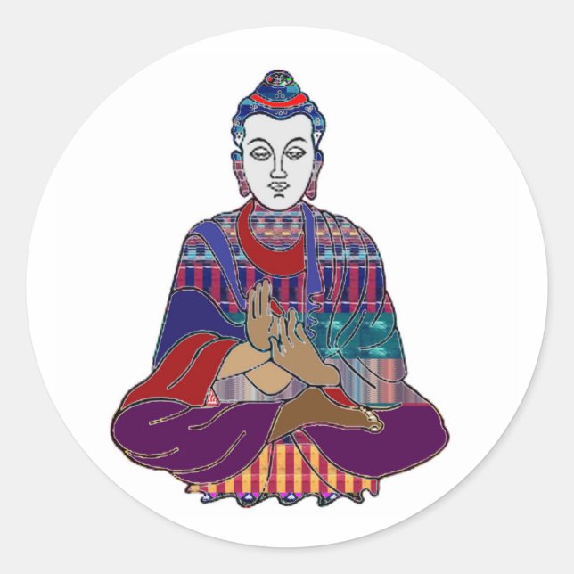 Sticker Rond nouvelle année, anniversaire, anniversaire, fiança (Devant)