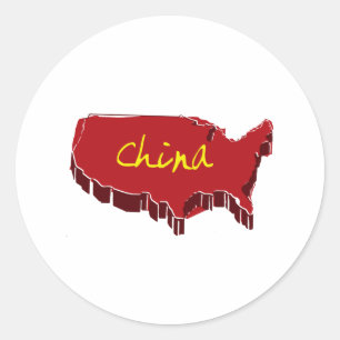 STICKER ROND NOUVELLE CHINE