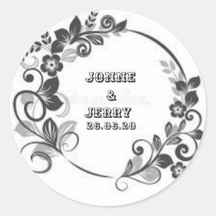 Sticker Rond Nouvelle conception classique d'autocollants ronds