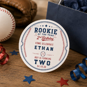 Sticker Rond Nouvelle Recrue de l'Année Baseball 2e Anniversair