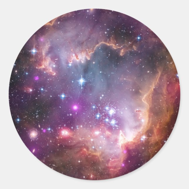 Sticker Rond Nuage Magellanique (Devant)