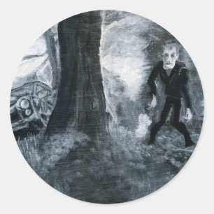 Sticker Rond Nuit des morts vivants : Zombi