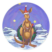 Nuit étoilée de Noël Kangaroo