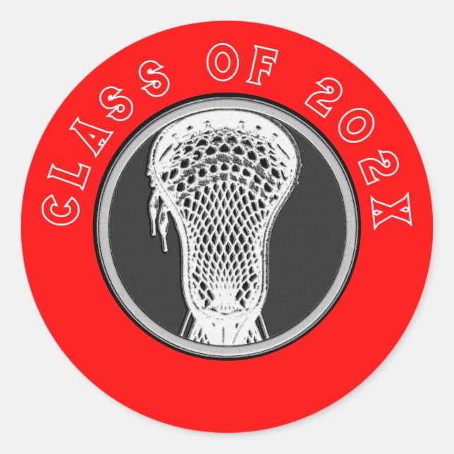 Sticker Rond Nuit principale de Lacrosse (Devant)