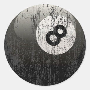 STICKER ROND NUMÉRO 8 MILLIARDS BALL - ÉRODÉS ET ÂGÉS