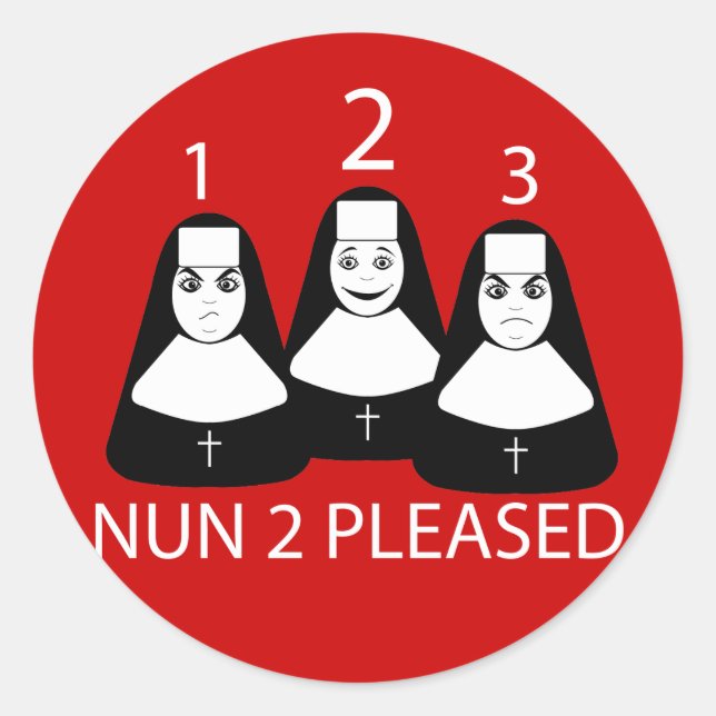 Sticker Rond Nun 2 Ravi (Devant)