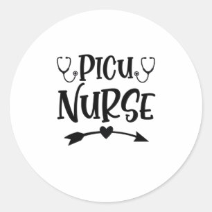 Sticker Rond Nurse Gift Picu Nurse