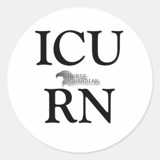Sticker Rond Nurseguardianlogo, ICURN