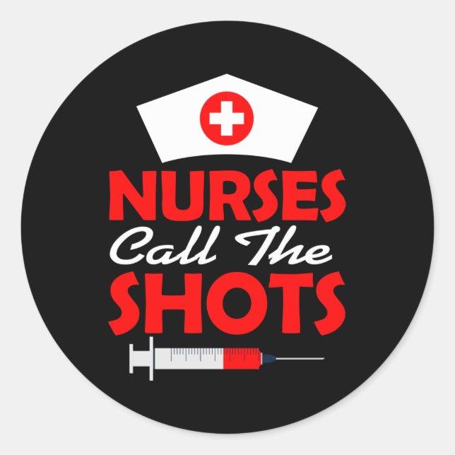 Sticker Rond Nurses Call (Devant)