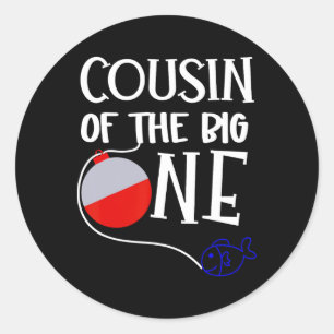 Sticker Rond O-fish-iellement Un Cousin Du Garçon De La Fête Du