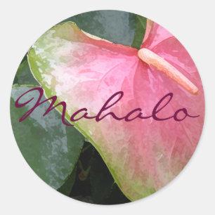 Sticker Rond Obake Mahalo