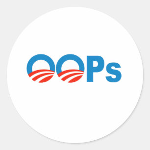 Sticker Rond Obama