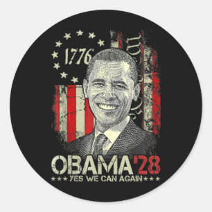 Sticker Rond Obama 2028 _2