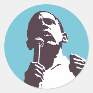 Sticker Rond Obama : Changer d'autocollant