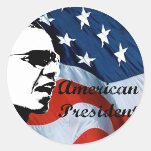 Sticker Rond Obama Dons 2