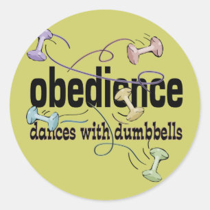 Sticker Rond Obéissance : Danses avec cloches