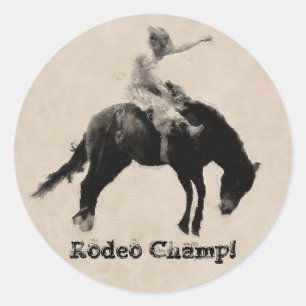 Sticker Rond Occidental-style d'Occidental-style opposant le