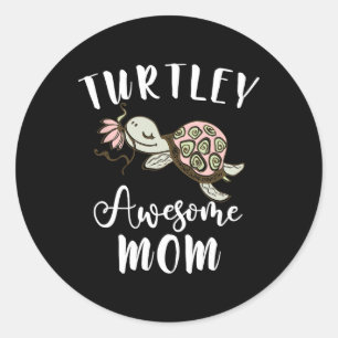 Sticker Rond Ocean Amoureux des animaux Maman Fête des mères Id