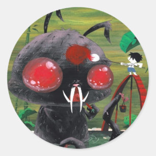 Sticker Rond Octobunny