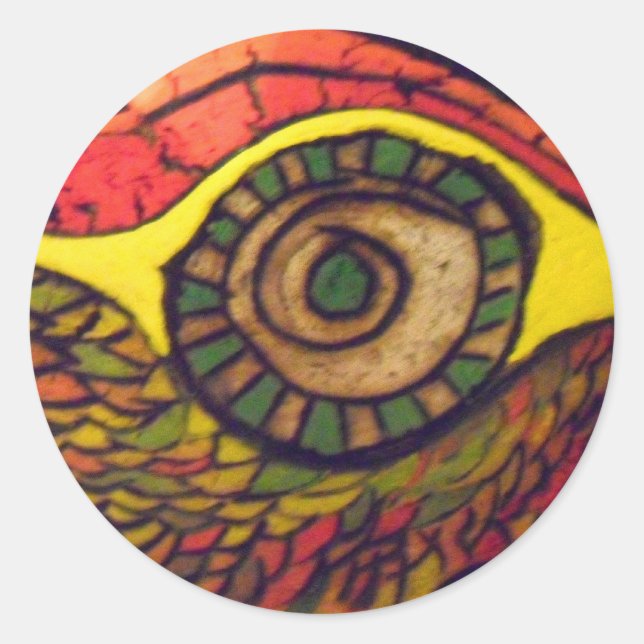 Sticker Rond Oeil d'aigle (Devant)