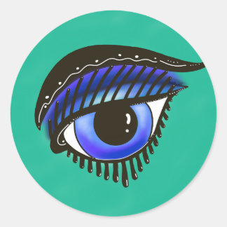 Sticker Rond Oeil De Medusa