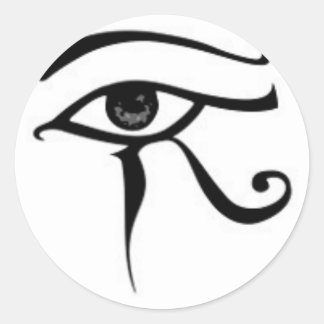 Sticker Rond Oeil égyptien de Horus