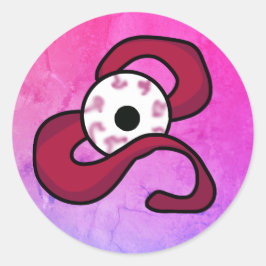 Sticker Rond OEil épinglé