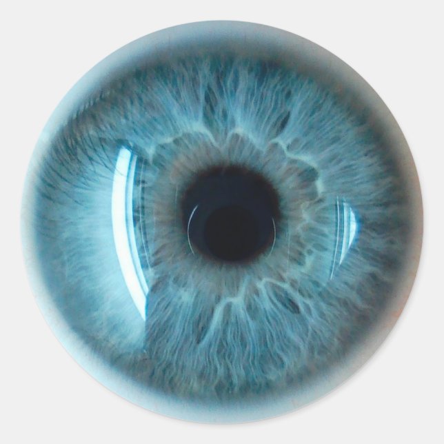 Sticker Rond Oeil humain (Devant)