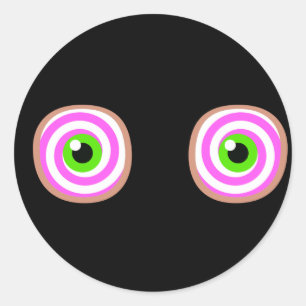 Sticker Rond Oeil hypnotique