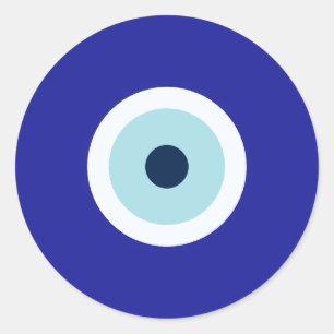 Sticker Rond Oeil malin