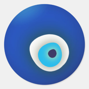 Sticker Rond Oeil malin