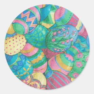 Sticker Rond Oeuf-stavaganza