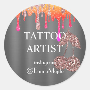 Sticker Rond Offre Artiste Tattoo Offre Classic Round