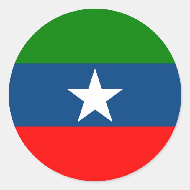 Sticker Rond Ogaden, Estonie (Devant)