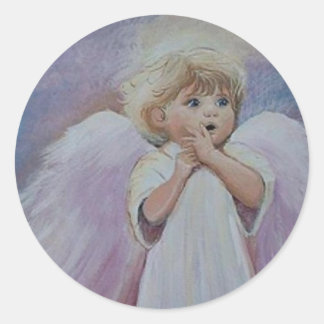 STICKER ROND OH ANGEL
