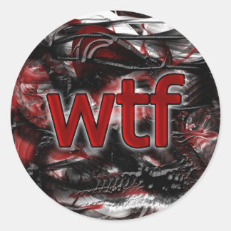 Sticker Rond Oh mon Dieu !
