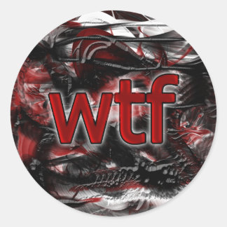 Sticker Rond Oh mon Dieu !