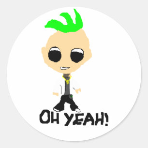Sticker Rond Oh-Ouais !