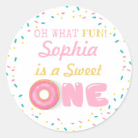 Oh What Fun Donuts First Birthday Party