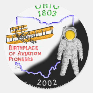 Sticker Rond Ohio