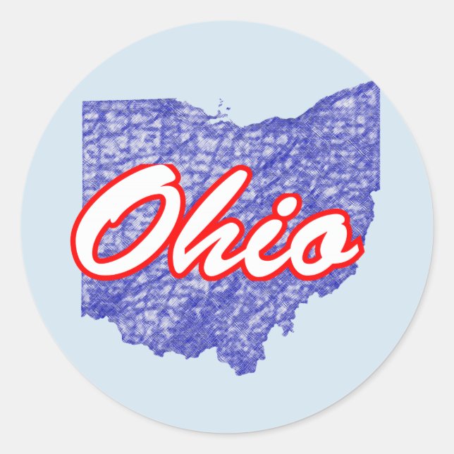 Sticker Rond Ohio (Devant)