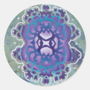 Sticker Rond ohm