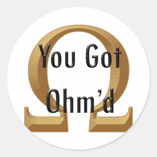Sticker Rond Ohmed (Devant)