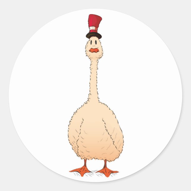 Sticker Rond oie (Devant)