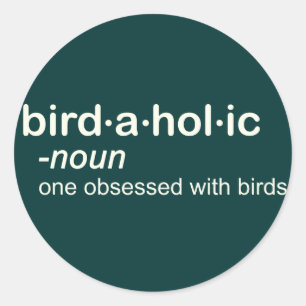 Sticker Rond oiseau a hol ic